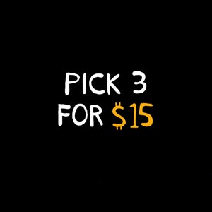 PICK ANY 3 - Karten-Multipack - Grußkarten-Vorteilspaket - Dankeskarten-Set - Geburtstagskarten-Set - Kartenset für jeden Anlass - Personalisiert