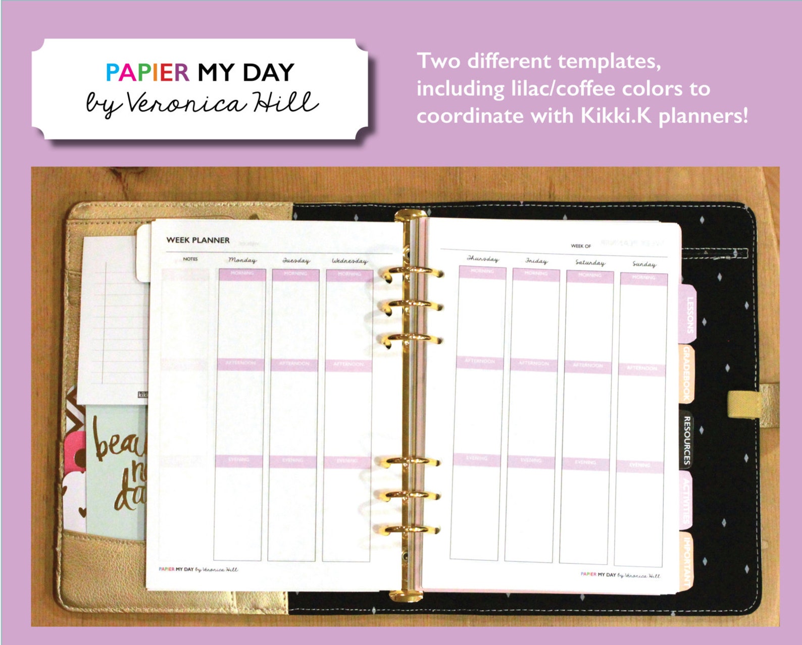 A5 Filofax Teacher's Planner Kit Lesson Plans and Grade - Etsy