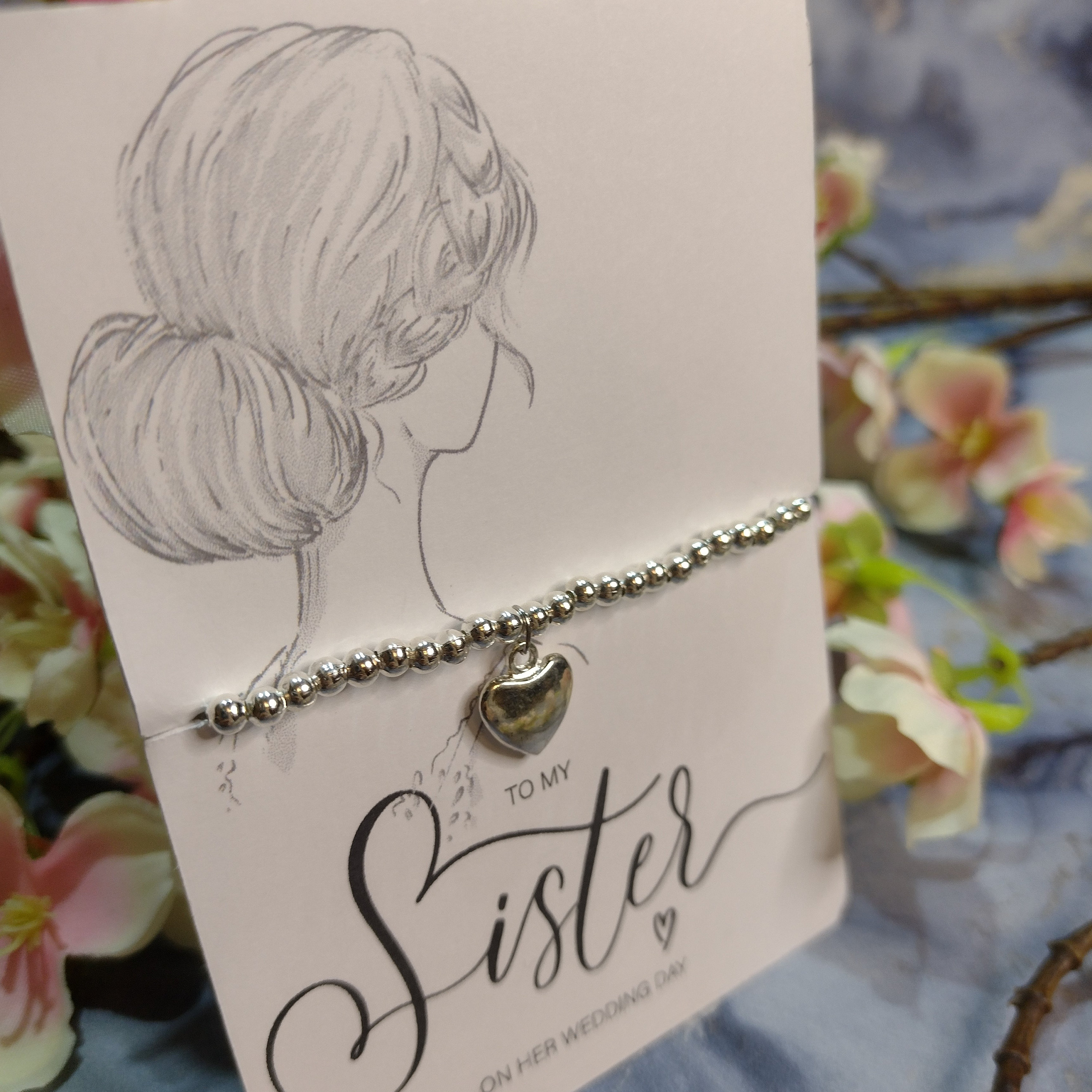 To My Sister on Her Wedding Day Bracelet Gift Gift for - Etsy