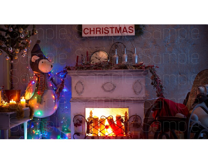 Virtuelles Studio Büro Zoom Weihnachten Hintergründe mit | Etsy