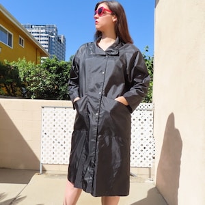 Calf length raincoat cheap
