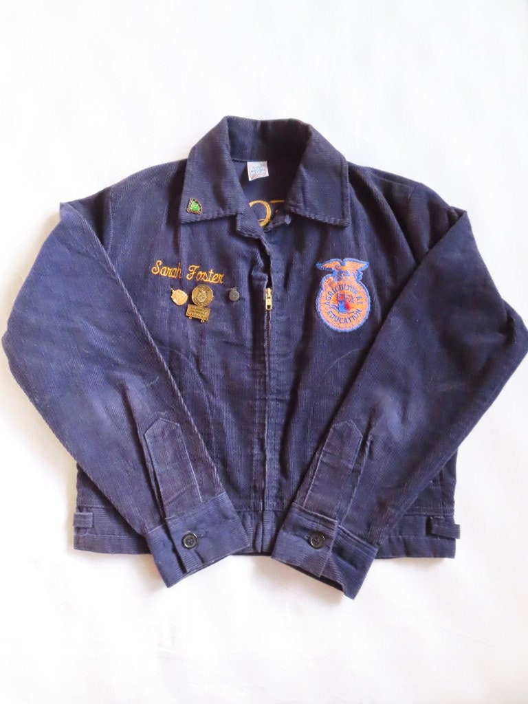 1970s FFA Jacket Future Farmers of America Logo California Name