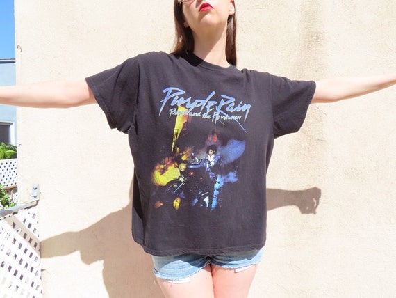 1980s Prince T-shirt Purple Rain Era 