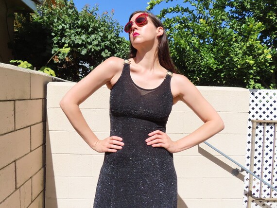 Vintage 90’s gold sparkly dress 🌙🌟