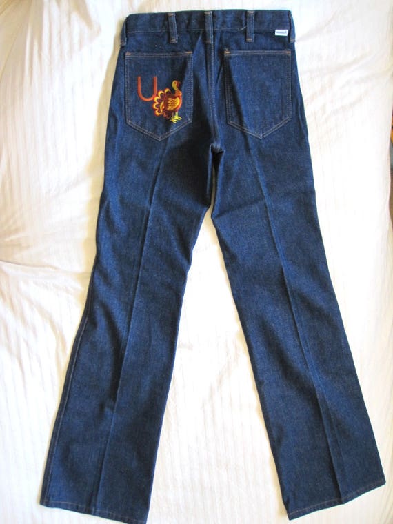 jeans with u on back pocket