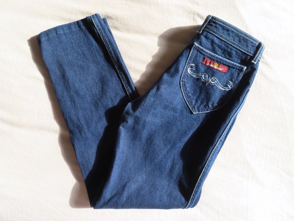 Women Black Contrast Stitch Detail Straight Jeans