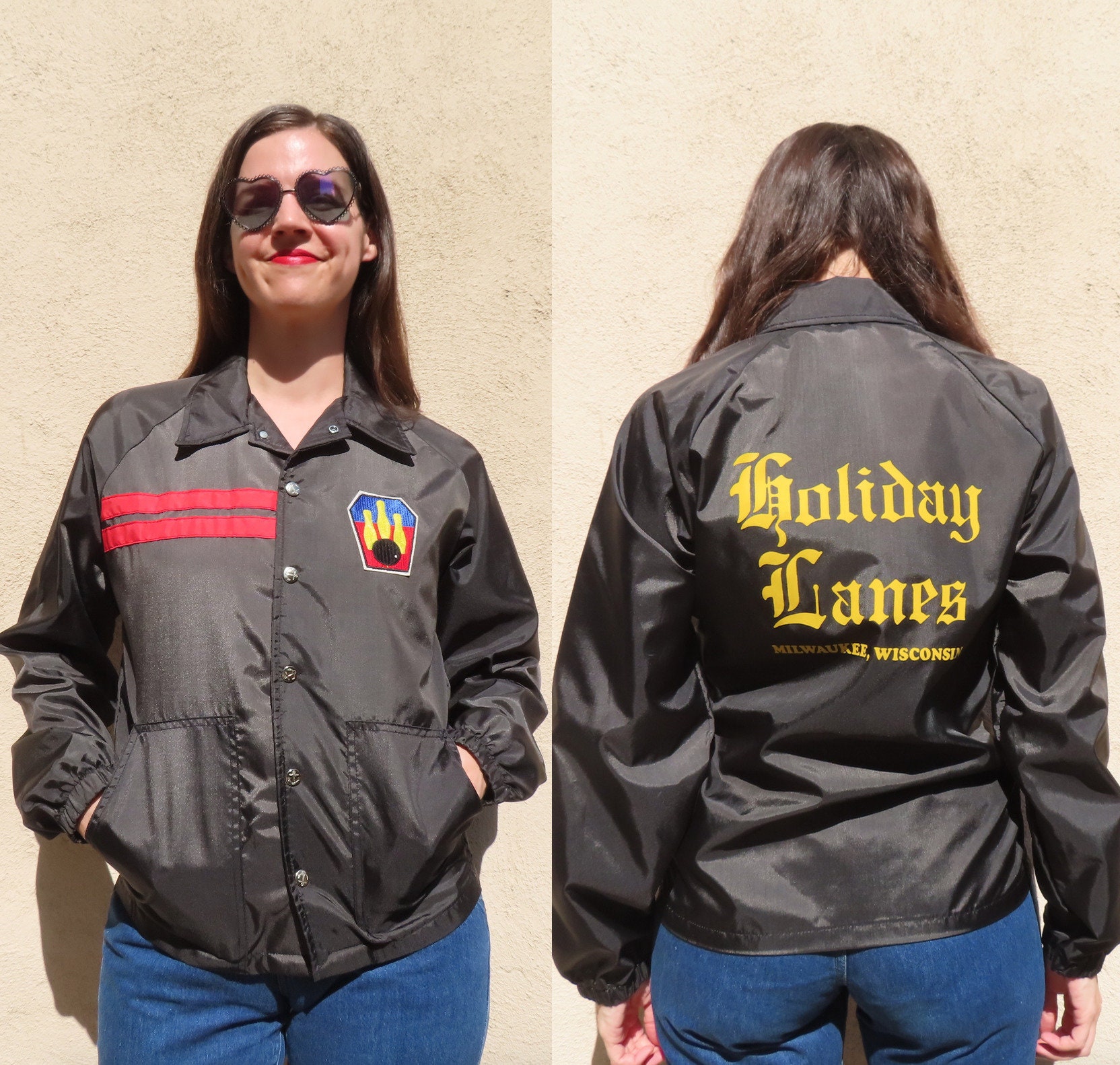 Bowling Jacket Etsy