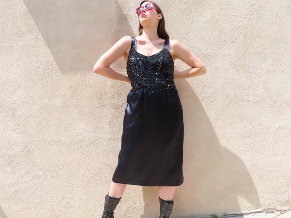 red and black animal print dress Nine West Orange Black Leopard Print Dress main image 0