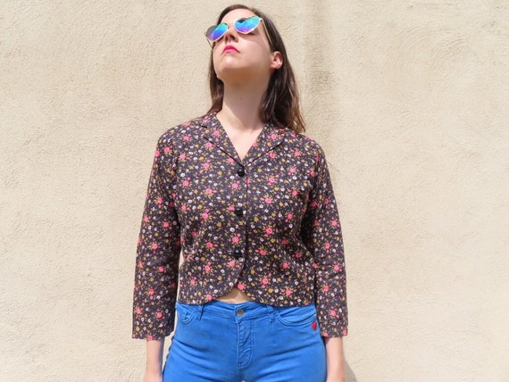 1960s Semi Sheer Pink Cardigan