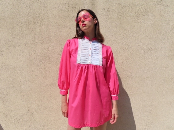 pink babydoll dress with collar Sweet Lonely Soul Babydoll Dress