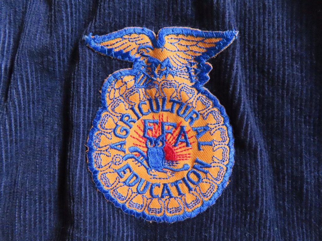 1970s FFA Jacket Future Farmers of America Logo California Name