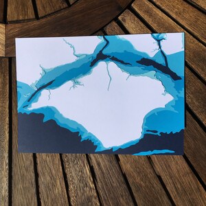 Île de Wight - solent - Portsmouth - Southampton - carte bathymétrique découpée - Sans cadre - sur mesure - unique
