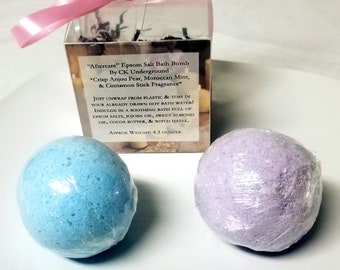Aftercare Bath Bombs - A Fragrant Blend of Epsom Salts, Jojoba Oil, Cocoa Butter, & Sweet Almond Oil