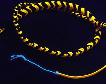 Glow in the Dark Whip Crackers - Black Light Parties - UV Reactive - Pack of 5, 15, & in Bulk