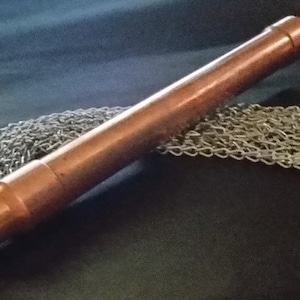 Conductive Chain Flogger - Copper Handle - Electricity, Impact, and Sensation