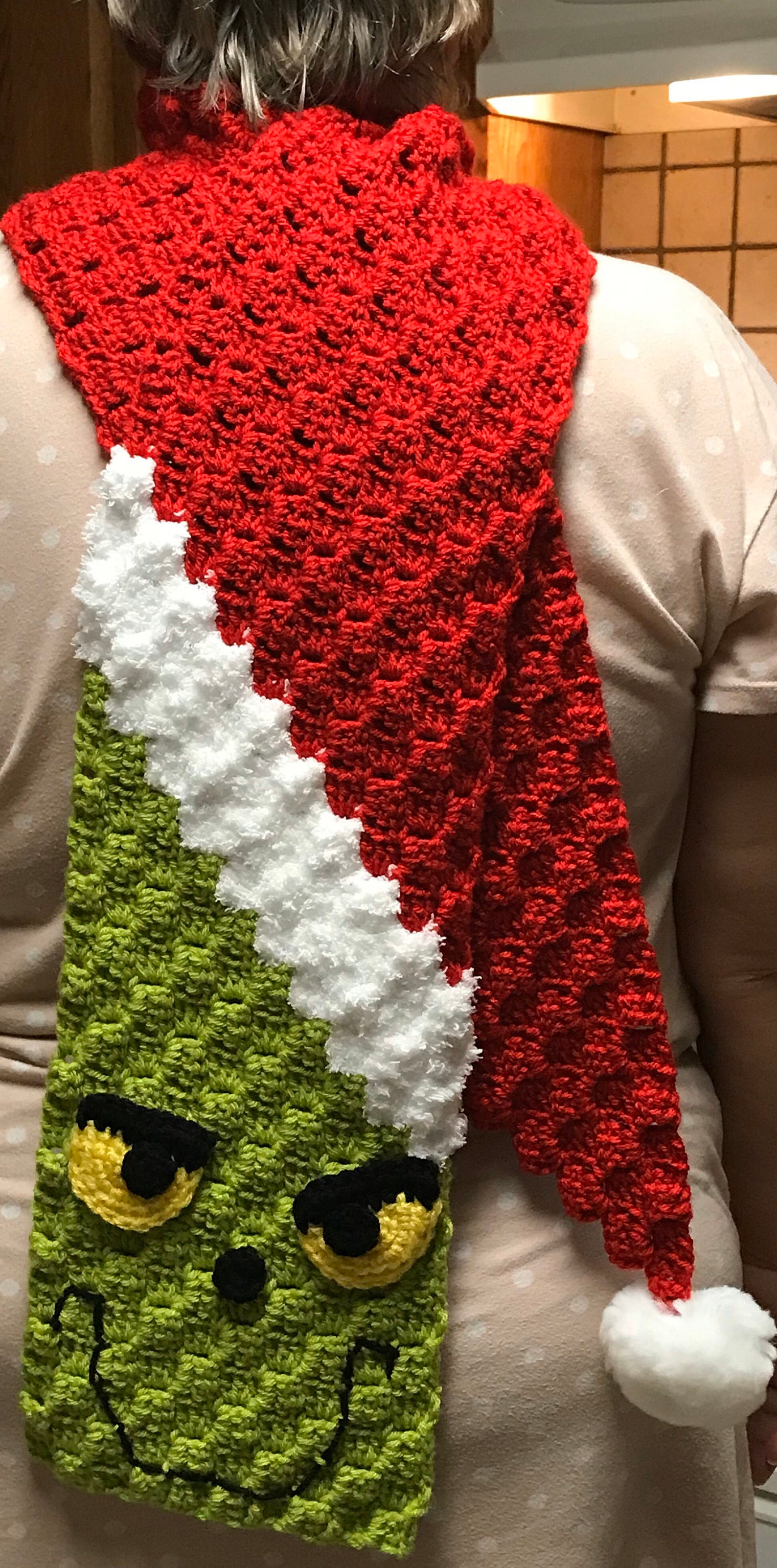 Grinch Scarf Etsy