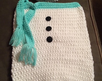 Crochet Snowman Hat and Cocoon