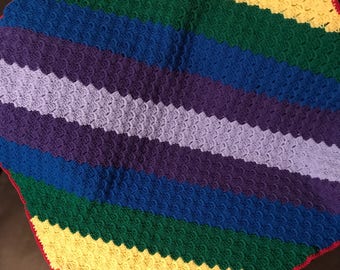 Crochet Rainbow Blanket