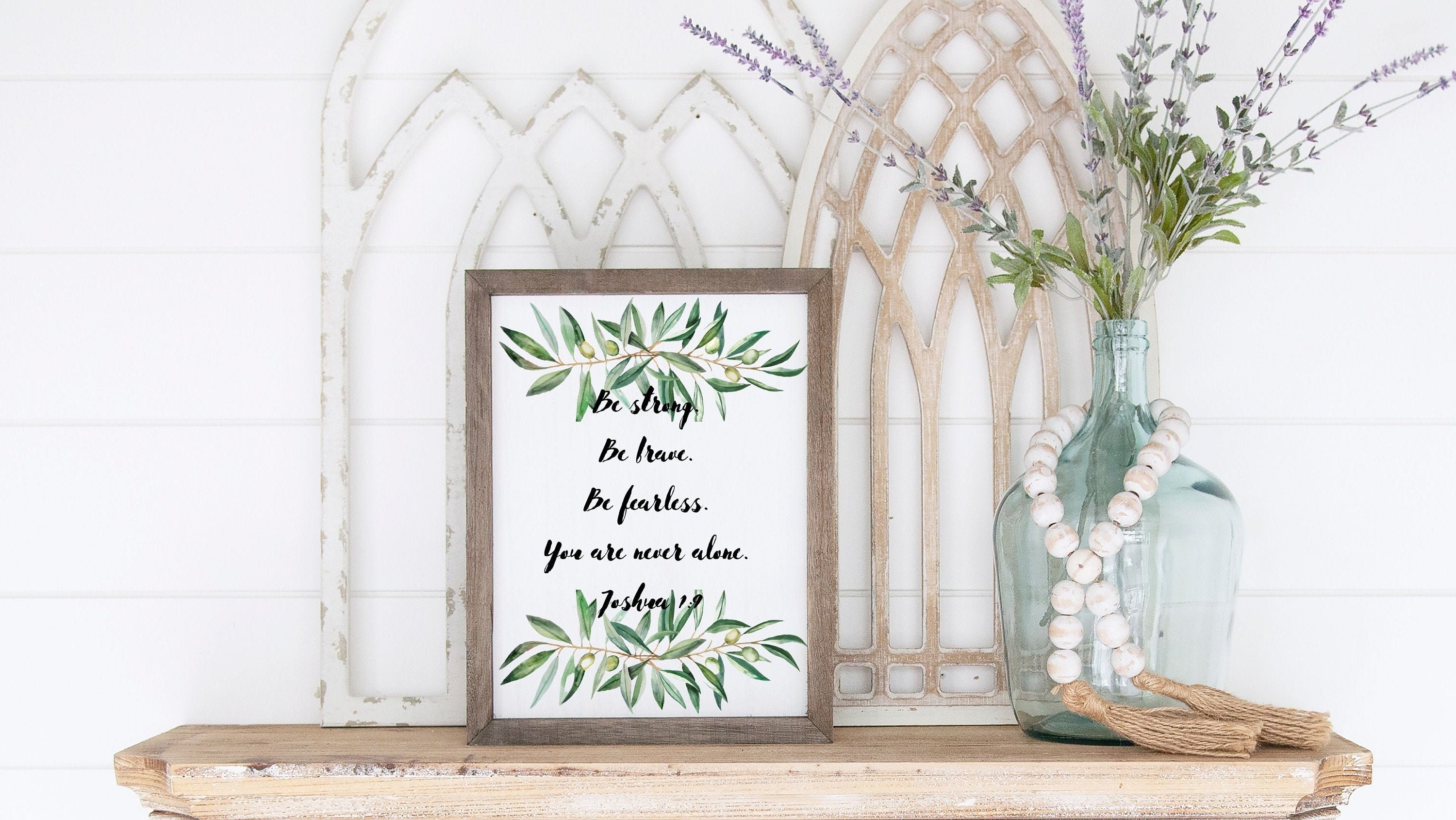 Olive Branch Bible Verse Wall Art Imprimible Josué 19 Etsy