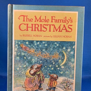 Vintage 1969 Children’s Book: The Mole Family’s Christmas by Russell Hoban