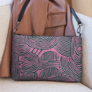 Pink Swirl Crossbody bag