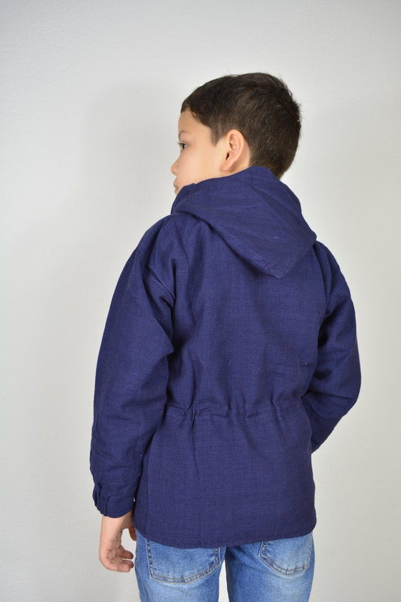 Guatemalan Jacket, Embroidered hoodie, Handmade j… - image 3