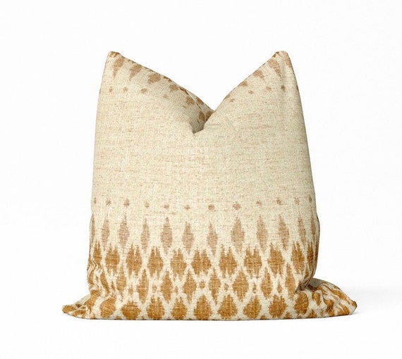 Gold Boho Pillow Cover Rustic Gold Boho Pillow Cover Rustic