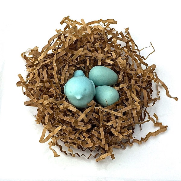 15 Nesting Bird & Eggs Soap Favors Adorable Baby Shower Vegan Gift Soaps in Festive Bags