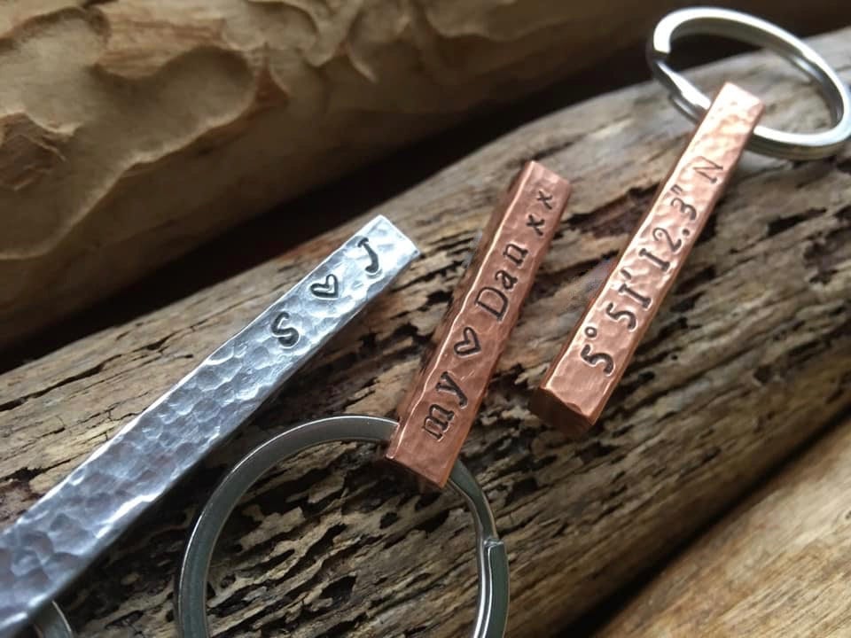 銅製のキーホルダー - Etsy 日本