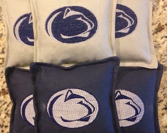 Pennsylvania Embroidered cornhole bags set of 10