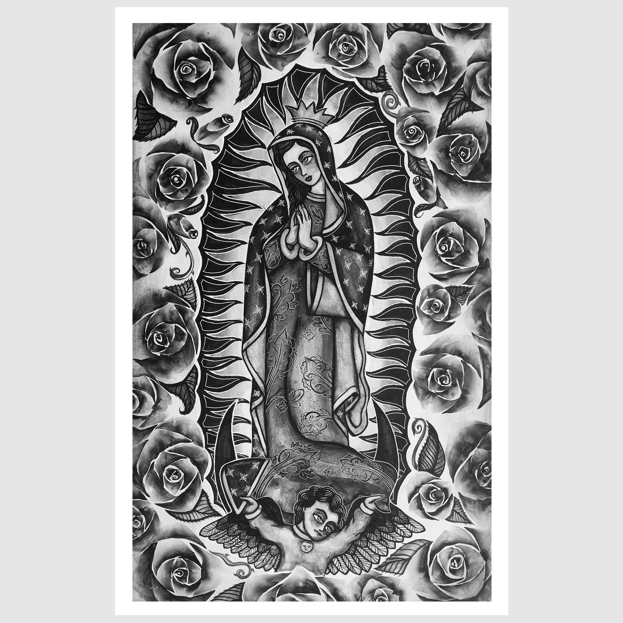 List 26+ Background Images our lady of guadalupe black and white Updated List 26+ Background Images our lady of guadalupe black and white Updated