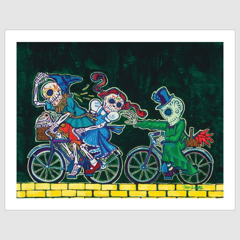 Dorothy Toto Scarecrow Wicked Witch Wizard of Oz Bike Bicycle Etsy
