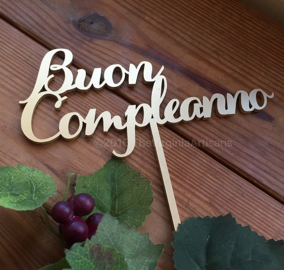 Buon Compleanno Cake Topper Joyeux Anniversaire En Italien Etsy Buon Compleanno Cake Topper Joyeux Anniversaire En Italien Etsy