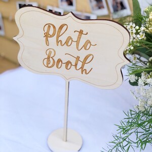 Photo Booth Sign - Wooden Photo Booth Sign - Photo Booth Table Sign ...