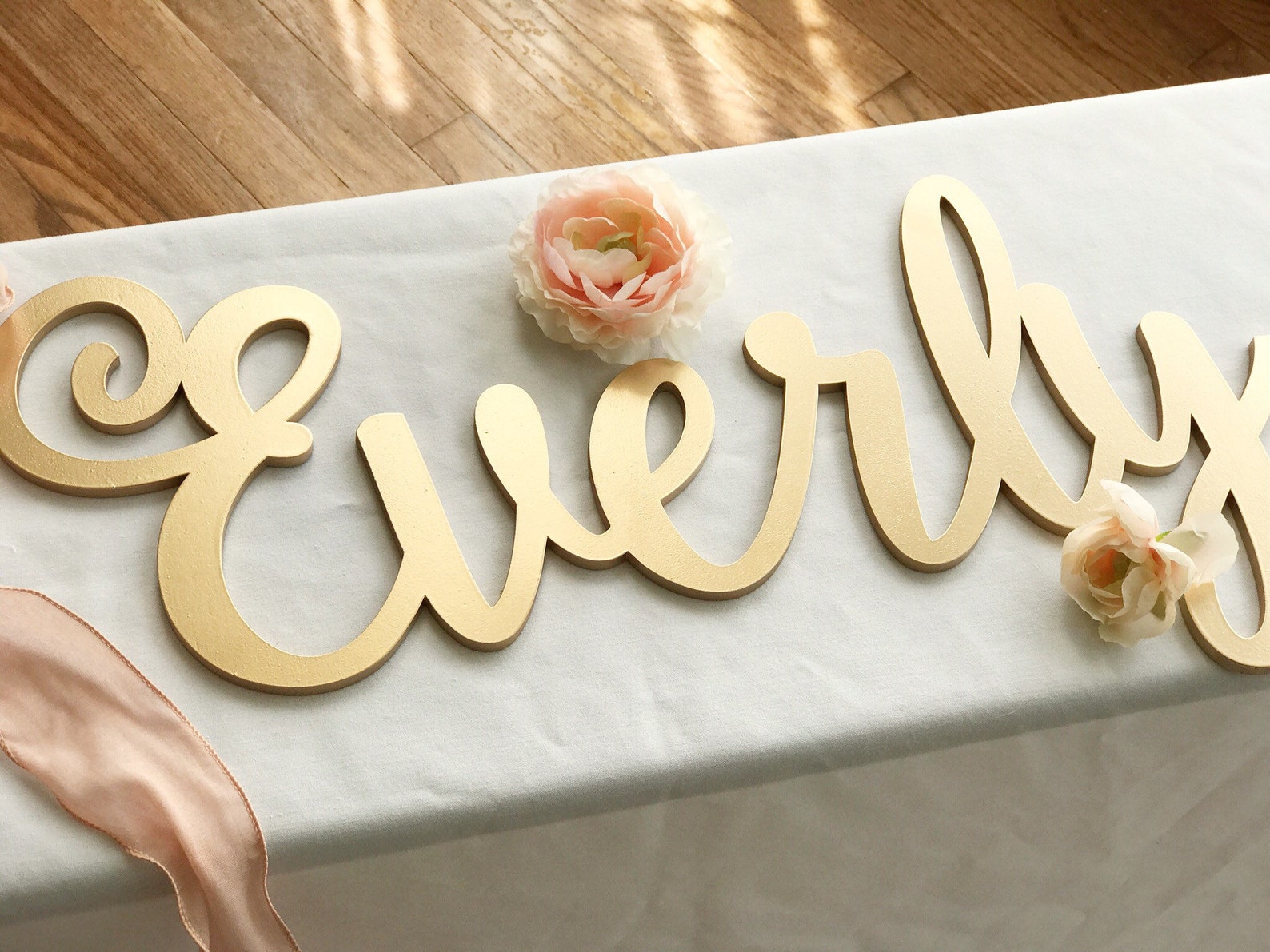 Personalized Nursery Decor Laser Cut Name Custom Name for Etsy