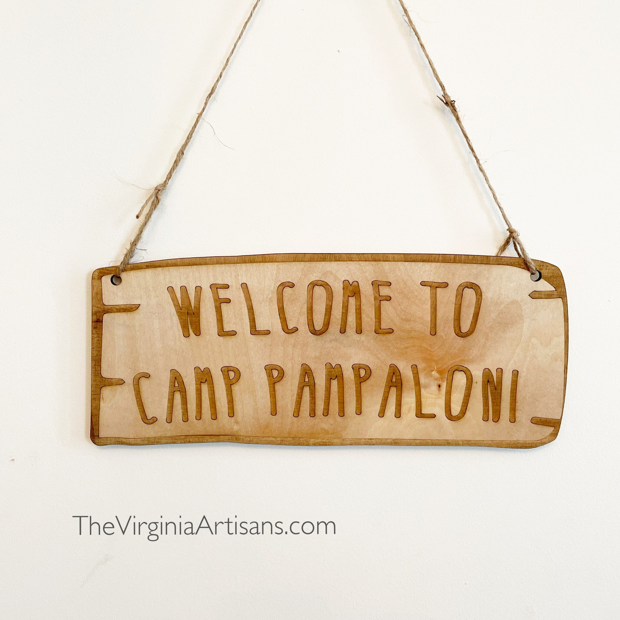 Custom Welcome to Camp Wood Sign Camping Themed Backdrop | Etsy