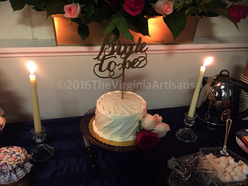 Bridal Shower Cake Topper Bride To Be Cake Topper B