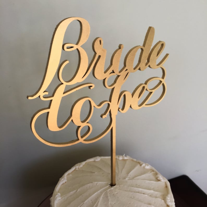 Bridal Shower Cake Topper Bride To Be Cake Topper B