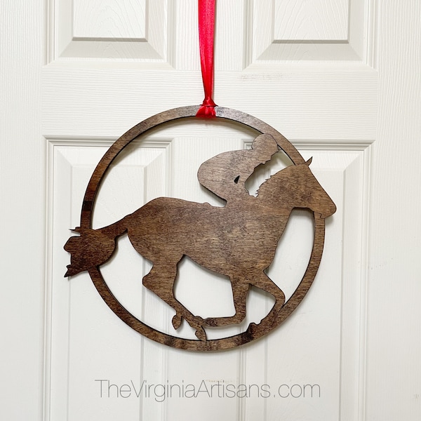 Jockey Silk Decor Etsy