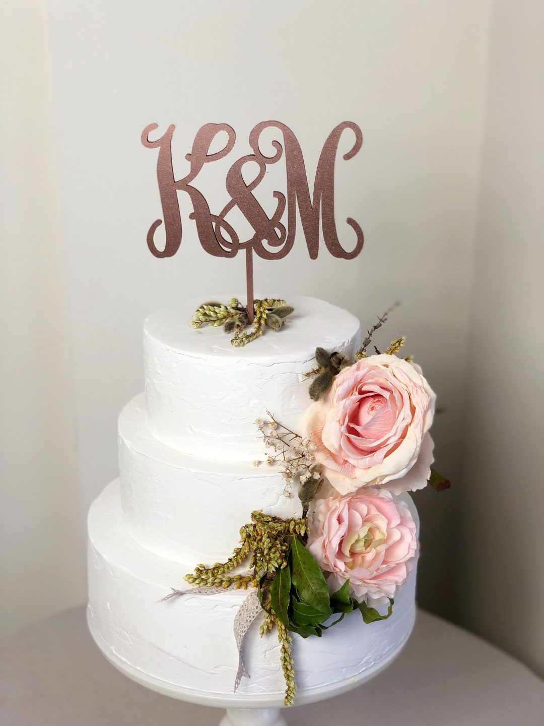 Cake Initals Initials Cake Topper - Two Initials Cake Topper - Two Letters Cake ...