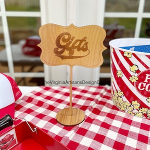Gifts table sign  - Baseball Themed Baby Shower - Baseball Themed Baby Shower/ Baseball Birthday Decor/ Gifts Sign