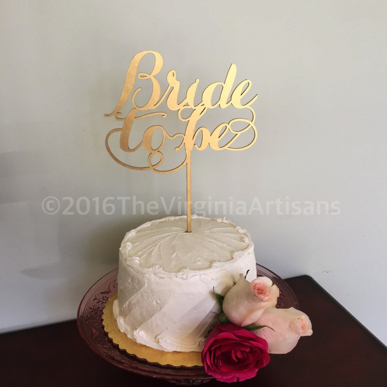 Bridal Shower Cake Topper Bride To Be Cake Topper B