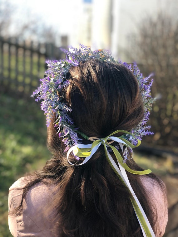 Lavender Flower Crown Featuring Flower, Crown, And Lavender atelier