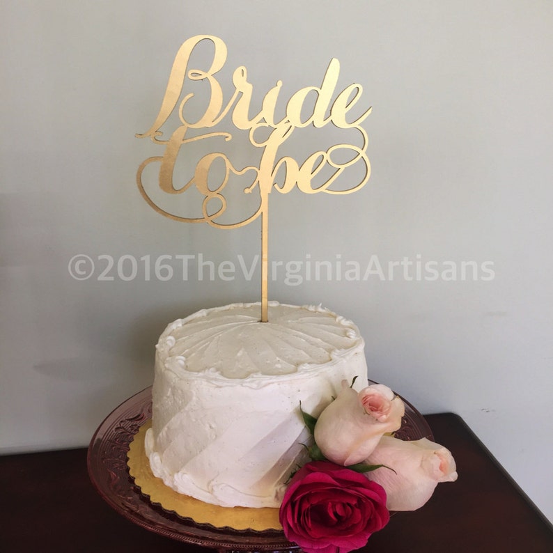Bridal Shower Cake Topper Bride To Be Cake Topper B