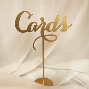 Cards Sign, Laser Cut Cards Sign, Cards Wedding Sign, Cards Sign Wedding, Gold, Silver, DIY,  Wedding Cards Sign