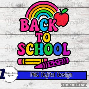 back to school ,teacher, first day of school, school, rainbow leopard , rainbow, Sublimation, DTF,