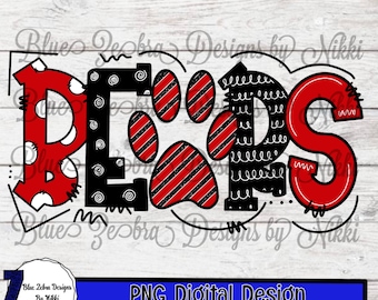 Longhorns mascot, doodle ,School monogram, school mascot , longhorns, Sublimation, PNG, dtf , black and red