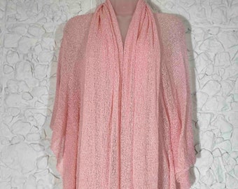 Pink Lightweight Versatile Wrap, Boho Summer Cardigan, Boho Summer Kimono, Summer Sweater Wrap, Plus Size Kimono Cardigan, 44 colors avail!