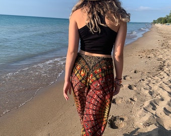 FINAL SALE Womens Capri Pants, Boho Beach Capri, Low Waisted Resort Wear, Comfy  Casual Pants, Cropped Summer Trousers, Loose Vacation Pants -  Israel