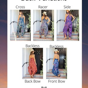 Royal Blue Mint Palm Batik Summer Dress Cover Up, Boho Maxi Resort Wear, Convertible Harem Jumpsuit, Women's Bohemian Beach Wear, image 9